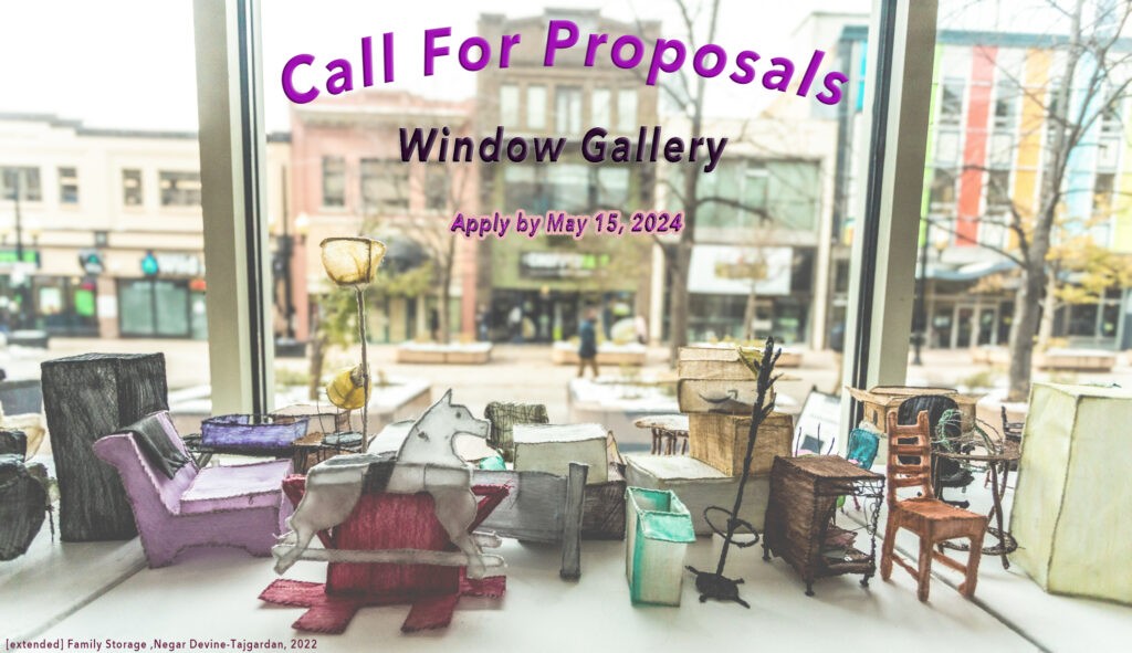 Call for Proposals: Window Gallery 
Deadline: May 15, 2024