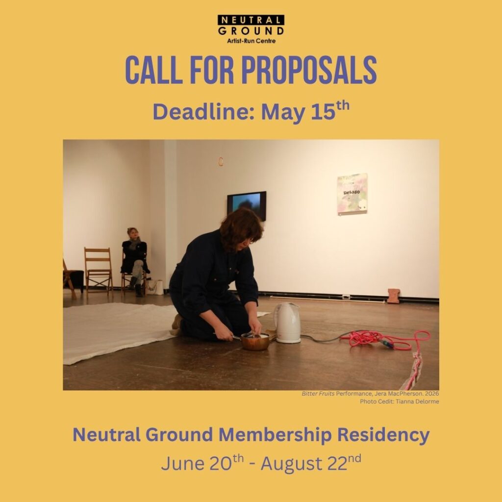 Call for Applications:
2026 Membership Residency
Deadline EXTENDED: May 15, 2026
Residency Period: June 20 - August 22, 2026