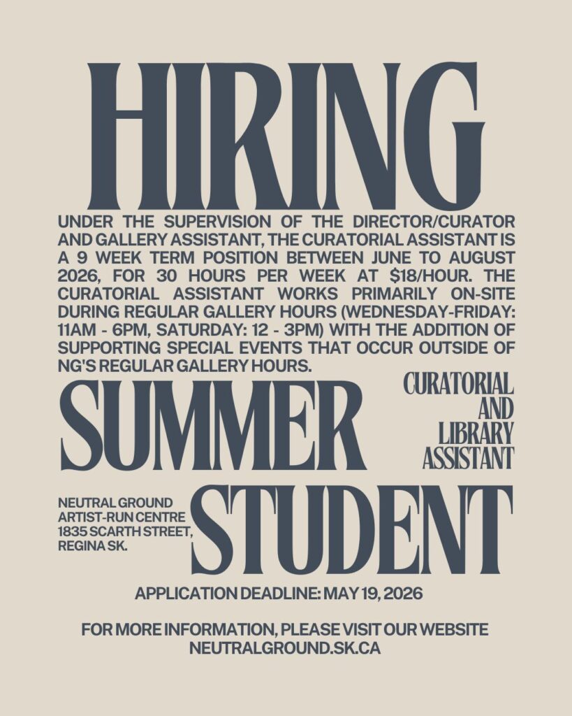 Summer Student | Curatorial and Library Assistant