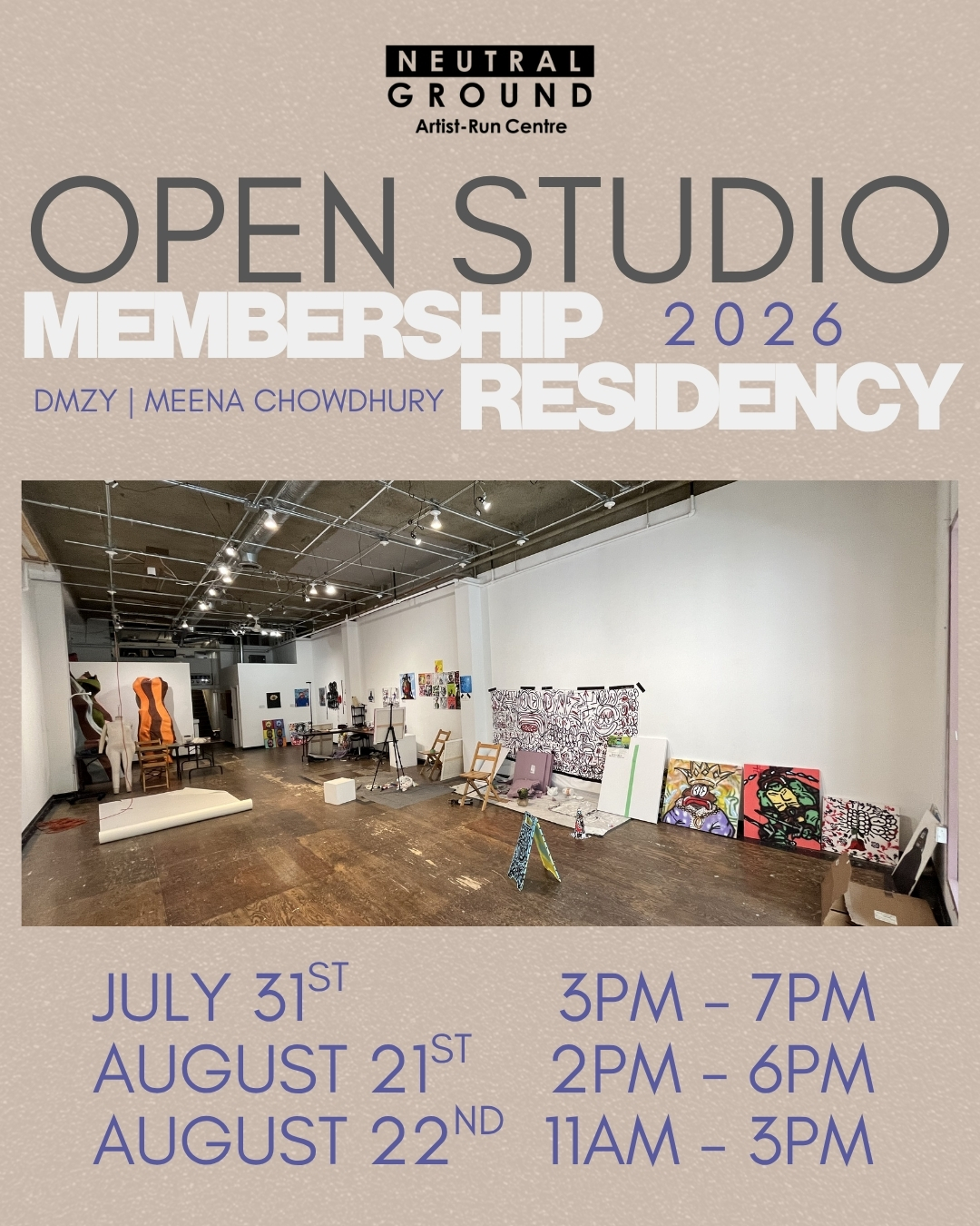 We would like to invite everyone to join us in our Open Studio Days!